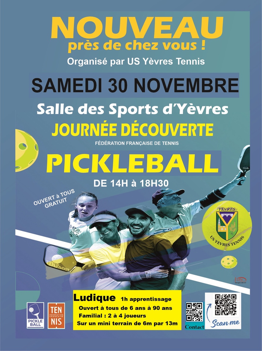 Nouveau journée découverte pickleball